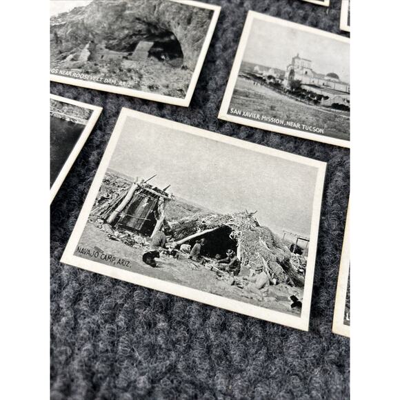 15 3.5 x 2.5 Cards Arizona Travel Unposted Lot Hohawk Cactus Black White Apache - Picture 6 of 9